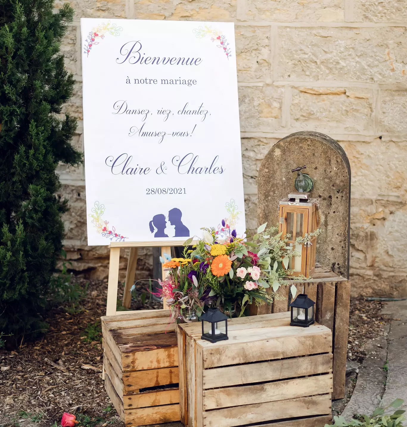 Décoratrice spécialisée en mariage personnalisé sur mesure près de Nancy